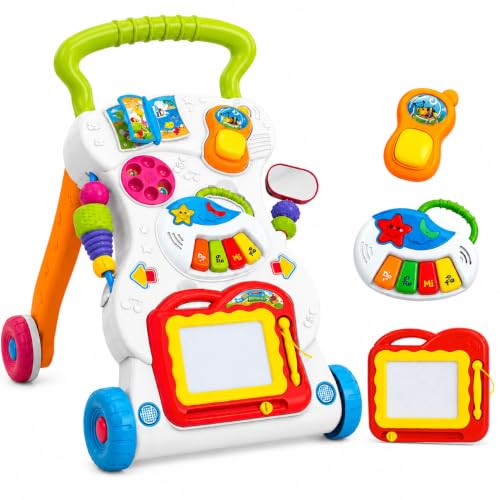 Andador Musical 3 em 1 Infantil | com Luzes, com Sons, Atividades Educativas