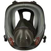 3M Safety 142-6800 Reusable Full Face Mask Respirator, Grey, Medium