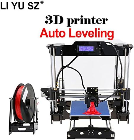 DIY 3D Printer Kits - LI YU SZ Reprap Prusa i3 Kits, High Accuracy Self-Assembly, Automatic Leveling Melzi Marlin Firmware with Free Rolls Filament Gift