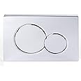 VALLVATER Dual-Flush Actuator Plate for Concealed Cisterns Polished Chrome Compatible with 115.770.21.5 Sigma01 Series