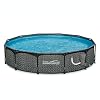 Summer Waves P20012331 Active 12ft x 33in Outdoor Round Frame Above Ground Swimming Pool Set with Skimmer Filter Pump…