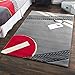 CilekRace Car RugGTS Bedroom Rug Childrens Floor Mat (4'4