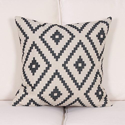 Kynxn(TM) Wavy Stripe Cushion Cover Geometric Nordic Black White Cushion Cover Stripe Home Sofa Decor Car Cushion Cases