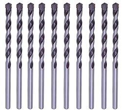 Masonry Drill Bit Set 5/32 in. Carbide Tip Black