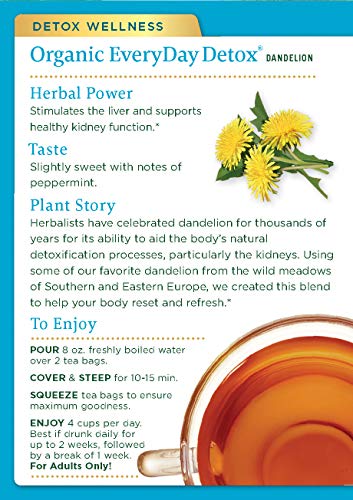 Traditional Medicinals Organic EveryDay Dandelion Detox Tea 6 Count traditional-medicinals-organic-everyday-dandelion-detox-tea-6-count