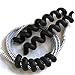 Cordpiggy Cable & Cord Organizer (Small)– Wire Management for Chargers, Headphones, Earbuds, Camera, Travelling – Flexible Cord Keeper, Lightweight Spiral Holder; Set of 3, Color Black