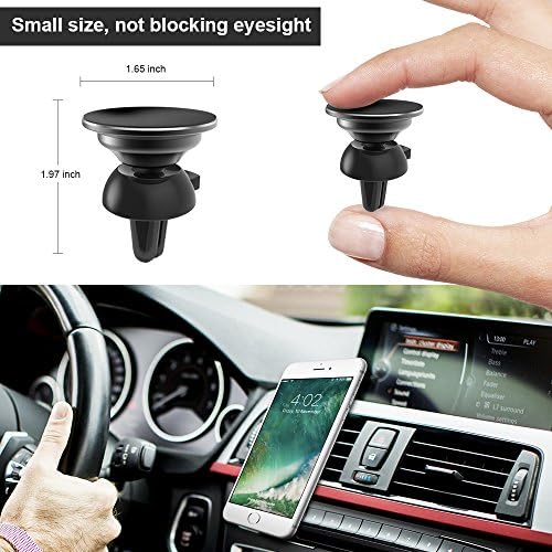 Non Magnetic Cell Phone Holder for Car -360° Rotation Holder with Advanced Nano Suction tech (Air Outlet Type)