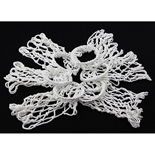 Owfeel Pool Snooker Billiard Table Cotton Pocket Nets 6 x WHITE Net Set