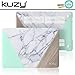 Kuzy MacBook Pro 13 Case 2018 2017 2016 Release A1989 A1706 A1708, Plastic Hard Shell Cover for Newest MacBook Pro 13 inch case with/Without Touch Bar & Touch ID Soft Touch - Marble Mint Wood Pattern
