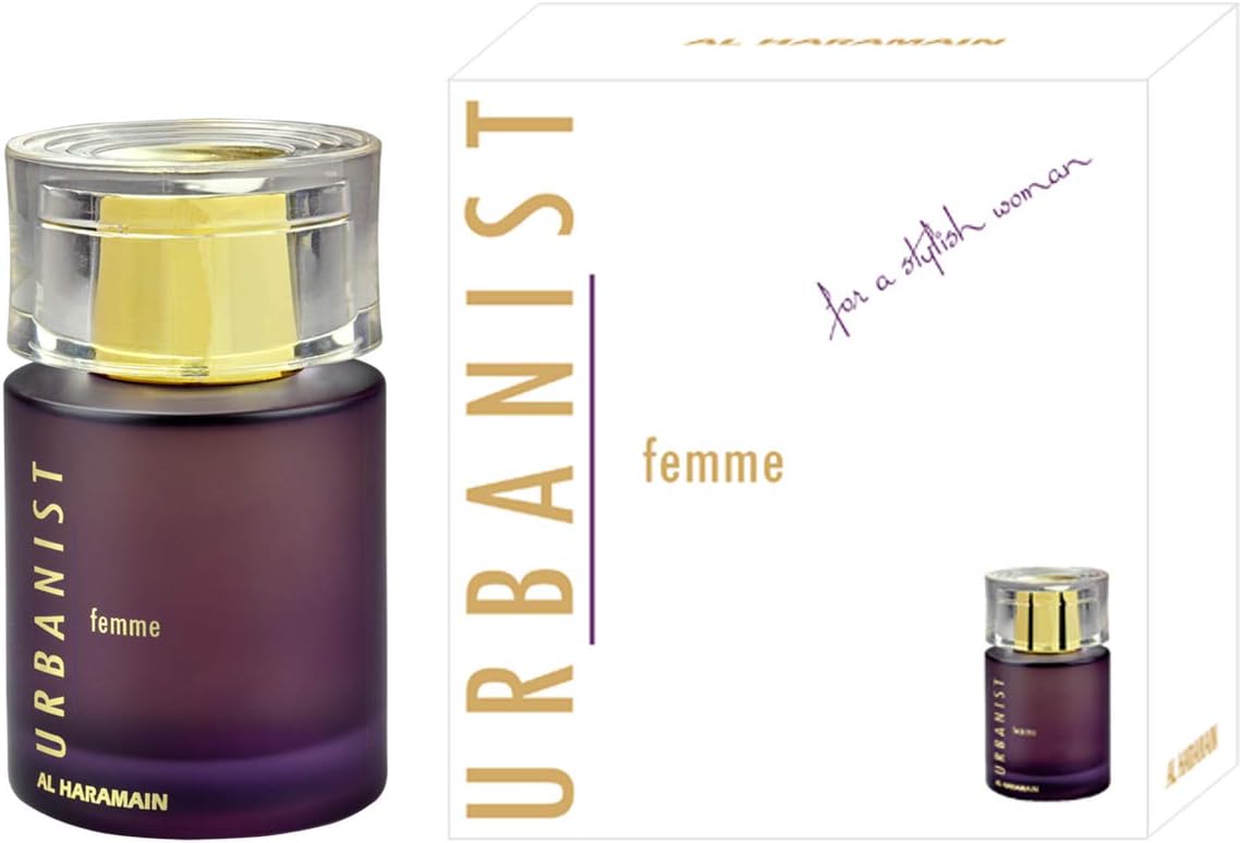 Al Haramain Urbanist Femme 100ml Eau de Parfum Spray, Pink, 100 ml (Pack of 1)