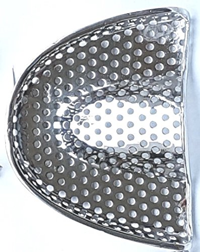 Dental Impression Trays Plasma Coated Perforated Stainless Steel Quick Cleaning Dentures Orthodontics by Artman (Regular Impression Trays Set of 10)