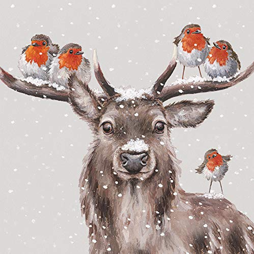Wrendale Designs by Hannah Dale - Festive Friends - Luxury Christmas Card Set - Pack of 8 โ image 1