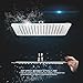 SR SUN RISE 10 Inch Rain Shower Head Brushed Nickel 304 Stainless Steel High Pressure Rainfall Showerhead Ultra Thin Water Saving