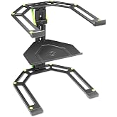Gravity GLTS01B Adjustable Laptop &amp; Controller Stand, Black | With load capacity up to 8 kg, black