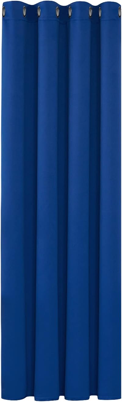 Deconovo Royal Blue Thermal Curtain 52x72 Energy Saving Eyelet Panel