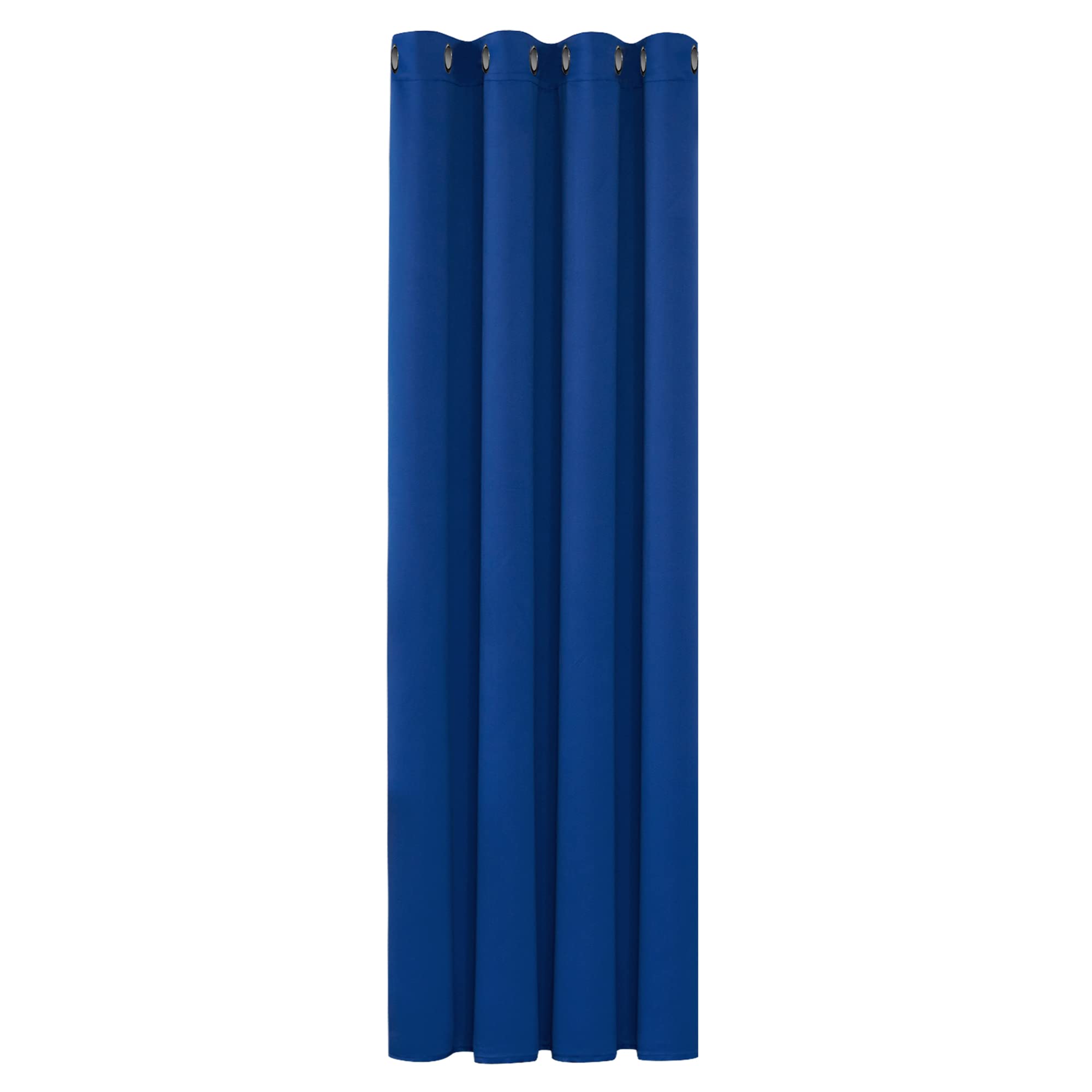 Deconovo Eyelet Curtain Thermal Insulated Blackout Curtain for Nursery 52"x 63" Royal Blue 1 PANEL