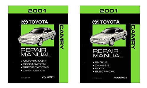 bishko automotive literature 2001 Toyota Camry Shop Service Repair Manual Book Engine Drivetrain OEM