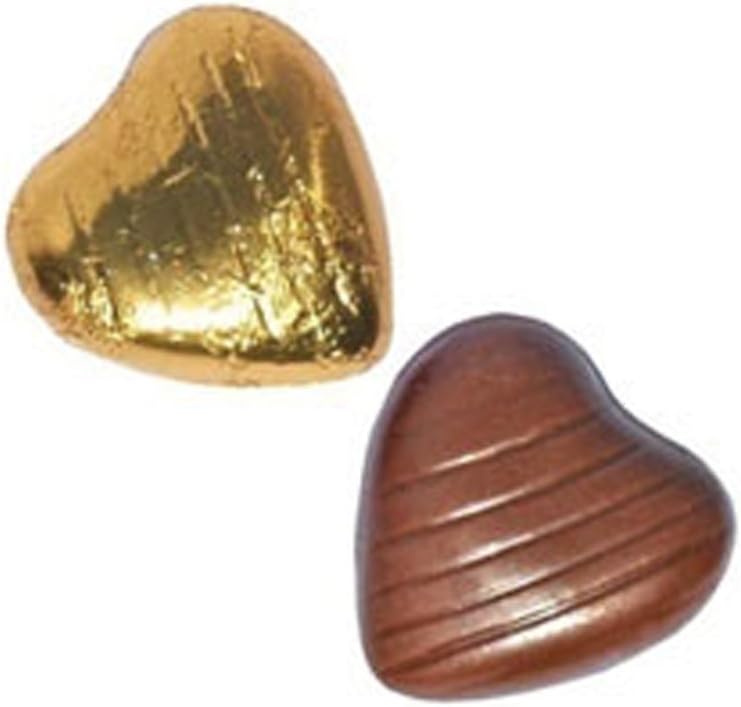 Gold Foil Wrapped Chocolate Hearts Wedding Party Table Favours x 900