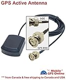 Garmin GPS BNC Male Antenna External Amplified for GPS Map 640 546 545 541 540 536 535 531 526 525 441 440 431 421 420 498 496 495 492 478 378 376 StreetPilot III, GPS V 10feet