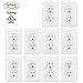 15 Amp Duplex Receptacle Outle, 10 Pack