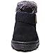 CONDA Kids Black Faux Fur Suede Boots - Fur Lined Winter Boots (Toddler/Little Kid/Big Kid)