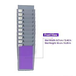 ezattend Time Cards Rack Retractable Time Card