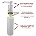 Ultimate Kitchen™ – Built-in FOAMING Soap Dispenser for Kitchen and Bathroom Countertop | Stainless Steel Foam Soap Pump with 17oz Under Counter Bottle | Installs Quickly | Satin Finish