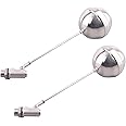 GOVALVE Stainless Steel Float Ball Valves - 1/2' NPT Male Thread Flow Control Float Sensor Valve Automatic Water Level Control For Tank Pond Water Tower (pack of 2)