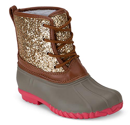 duck boots glitter