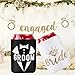 Wedding Gifts for Couples Engagement Gift, Can Cooler Sleeve Hand-sewed 2-PCS Premium Quality, Bridal Shower Gift Bachelorette Party, Beer Coolie Insulators for Beers & Soda