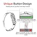 TENGL Compatible with Fitbit Flex 2 Bands, Newest Unique Magnetic Adsorption Switch Stainless Steel Metal Accessory Bangle Watch Bands Straps for Fitbit Flex 2