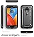 Moto E4 Plus Rugged Case, Poetic Revolution [360 Degree Protection] Full-Body Rugged Heavy Duty Case with Built-in-Screen Protector for Motorola Moto E4 Plus Black