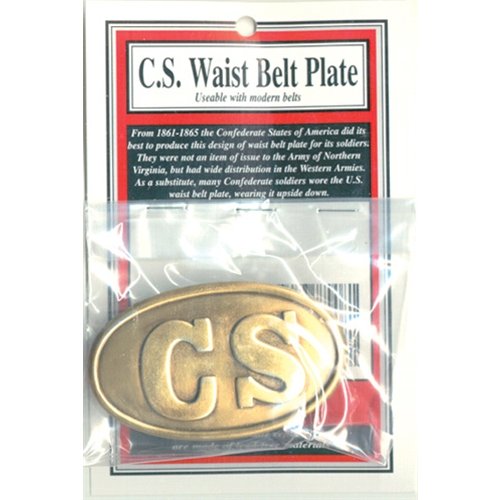 American Civil War CSA Waist Belt Buckle CS