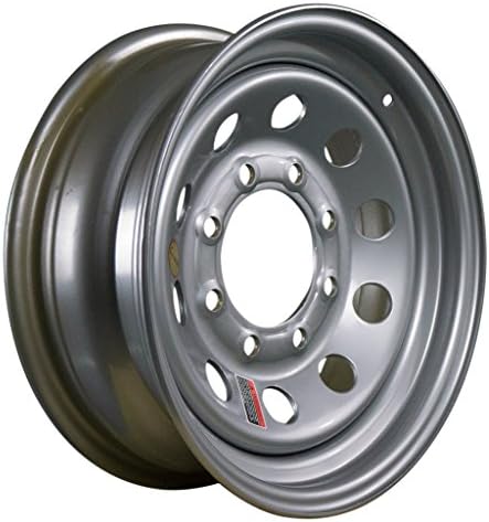 Arcwheel Silver Modular Steel Trailer Wheel – 16" x 6" Rim - 8 on 6.5 3,750lb Capacity