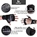 Weight Lifting Gloves with Special Inserts for a Stronger Grip | Integrated Wrist Wraps | Full Palm Protection | Great for Pull-Ups, Cross-Training, Fitness & Powerlifting | Men & Women