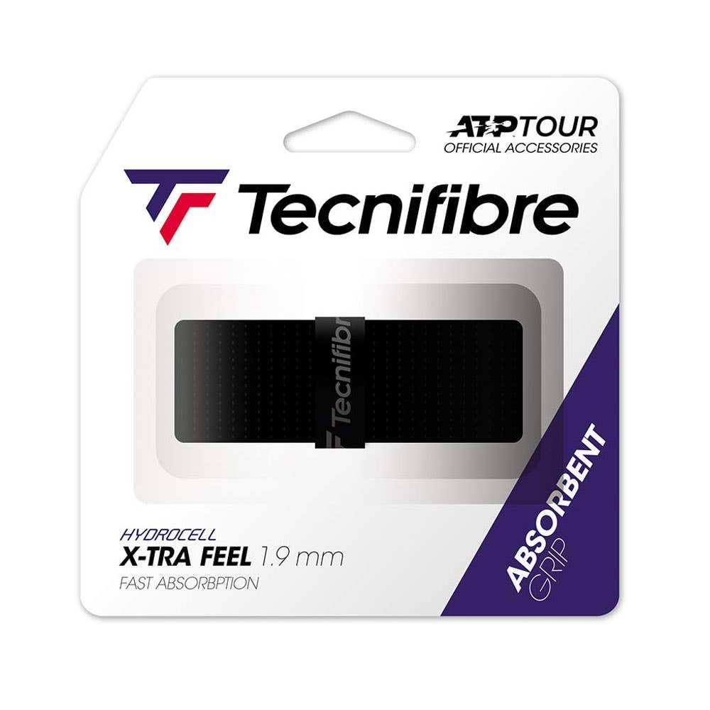 Tecnifibre X-Tra Feel Tennis Grip Black (Pack of 1)