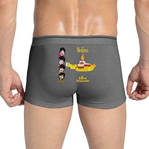 NHK Sexy The Beatles Yellow Submarine Seamless Stretchable Boxer Panties For Fashionable Men Ash M