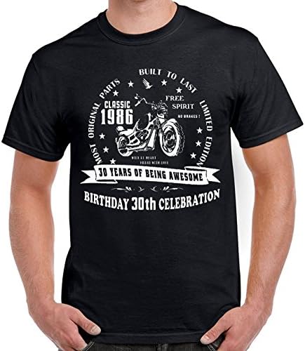 Funny 30th Birthday Gift T Shirt Born 1986 Vintage Limited Edition Turning Age 30