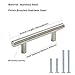 homdiy 96mm Cabinet Handles Drawer Pulls - HD201SN Cabinet Hardware Brushed Nickel Cabinet Pulls 5 Pack Modern Cupboard Handles for Kitchen Cabinets