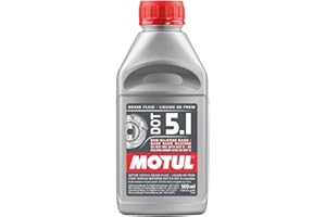 Motul DOT 5.1 Synthetic Brake Fluid - Non-Silicone Based Formula, 500ml Bottle (100951)
