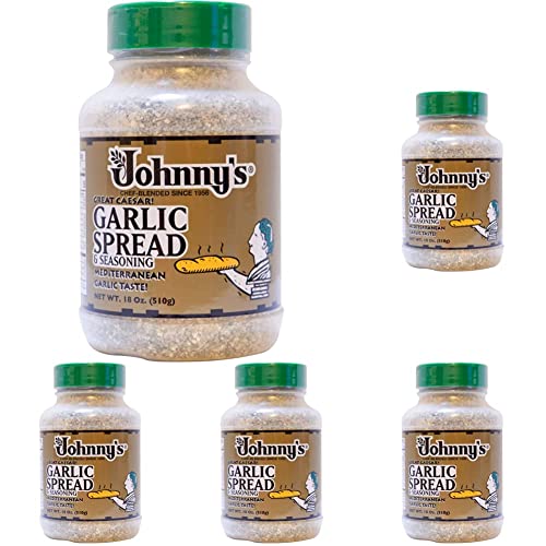 Johnny's Garlic Spread and Seasoning, 18 Oz (Pack of 5) Pricepulse