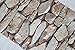 HaokHome 57802 Faux Stone Wallpaper Sand/Gray/Balck for Home Kitchen Decor 20.8