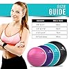 Exercise Fitness Swiss Yoga Ball - Anti Burst Extra thick with Hand Pump for Home Gym - Birthing Ball for Yoga, Pilates…