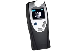 iBACheck Portable Breathalyzer with High Accuracy Semiconductor Sensor, Digital 4 Color Display, 4 Measurement Units, Easy to Use, Alcohol Tester (4 Color)