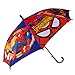AWEHIRU TANGDIAABBCC Vicien Kid's Cartoon Umbrella Spiderman Boy's Umbrella Brolly Sun Rain (red)