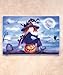 Halloween Witch and Pumpkin Bathroom Rug