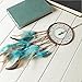 Bemall DIY Dreamcatcher Feather Green Turquoise Handmade Dream Catcher Kit Make Your Own Dream Catcher Home Car Decoration Pendant