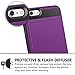 Vofolen Case Dual Layer Protective Shell Shock Absorbing Tough Bumper Cover Purple