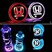 Auto Sport 2PCS LED Cup Holder Mat Pad Coaster with USB Rechargeable Interior Decoration Light Fit Ho-nda Accessories