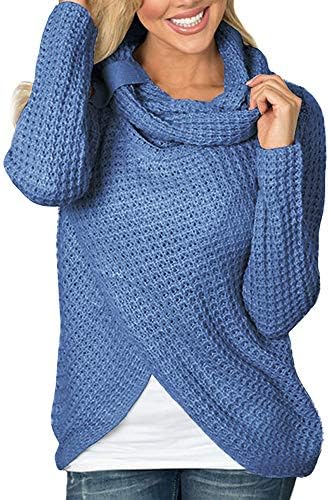 Dreamyth-Winter Women Long Sleeve Solid Sweatshirt Pullover Tops Blouse Shirt